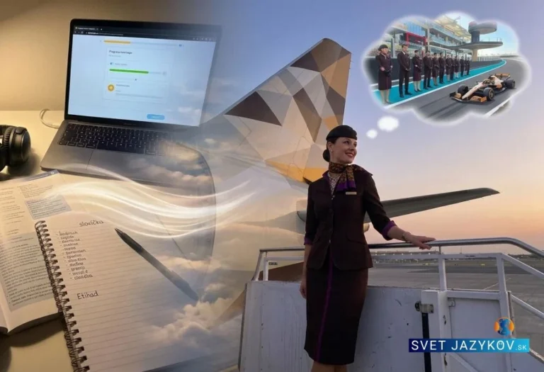 Jazyková príprava na pozíciu letušky, predstava, aké to je byť letuškou